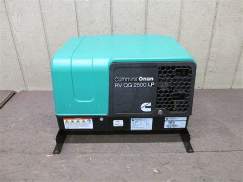 Cummins Onan RV QG 2500 LP 2.5 Kw 120v Motorhome Generator 2.5HGJBB ...