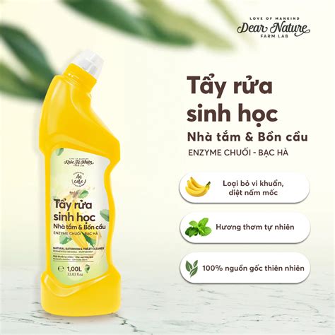 tay rua sinh hoc nha tam bon cau enzyme chuoi bac ha
