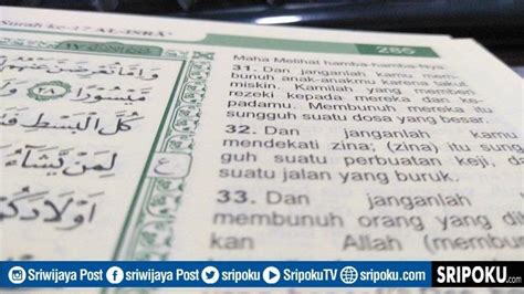 Bacaan Surat Al Isra Ayat 32 Dalam Alquran Tentang Perbuatan Zina Inilah Alasan Allah