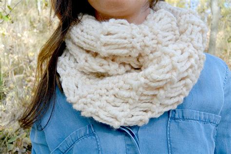 Easy Chunky Scarf Knitting Patterns Knitting Ideas Diy