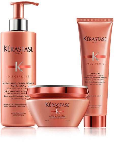 Kérastase Discipline Curly Hair Set Prodotti Per Capelli Ricci Anti Crespo Crema Per Capelli