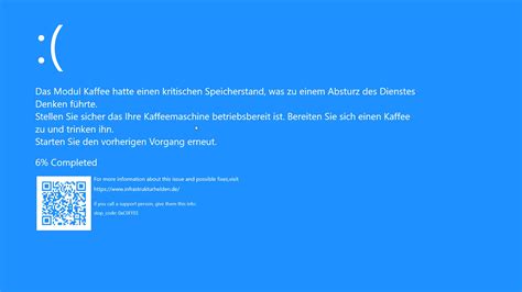 Bluescreen Kaffee Bildschirmhintergründe Infrastrukturhelden De