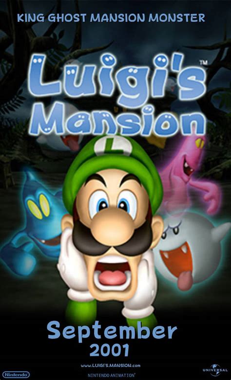 Luigi's Mansion The Movie (2001) Poster by Danyviani on DeviantArt