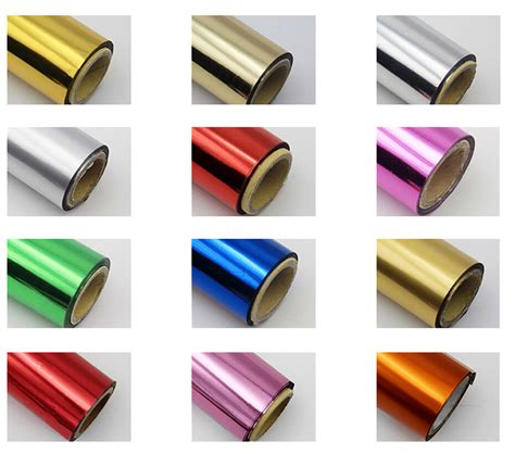 Wholesale Colorful Hot Stamping Foil For Wedding Card For Paper Silver Hot Stamping Foil