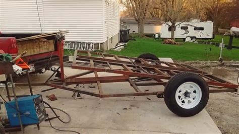 Homemade Dump Trailer Using Scissorlift Dump Trailers Scissor Lift