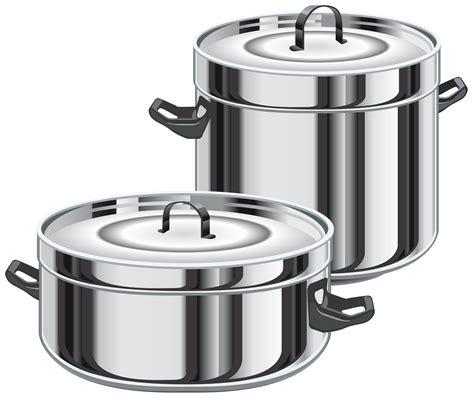 Pan clipart pots and pans, Pan pots and pans Transparent FREE for ...