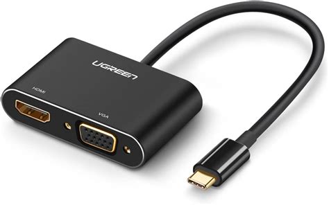 Adaptador Tipo C A HDMI Y VGA Ugreen 50318 Duplica Tu Pantalla