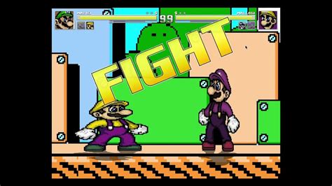 Mugen Mario Vs Luigi Parte 9 11 Wario Vs Waluigi Youtube