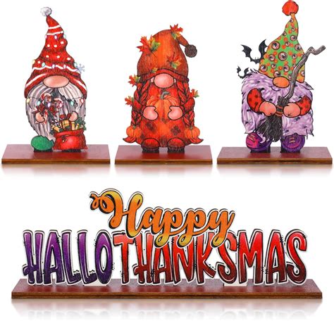 Amazon Suzile 4 Pcs Christmas Gnomes Table Decor Thanksgiving