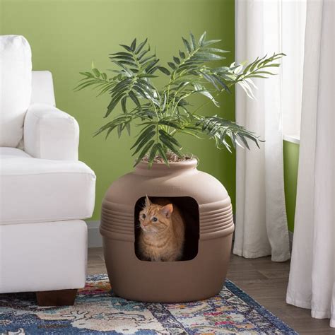 Archie And Oscar™ Lipton Covered Hidden Cat Litter Box With Decorative