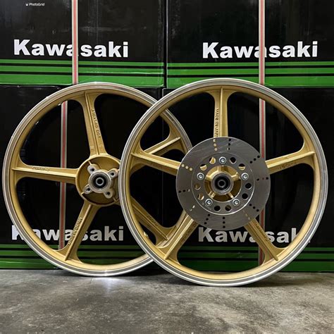 Ar Sport Rim Free Hub Rubber Kawasaki Batang Gold Siap