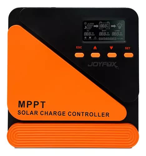 Controlador De Carga Painel Solar Mppt 60a Joyfox Usb Lcd 12 24v