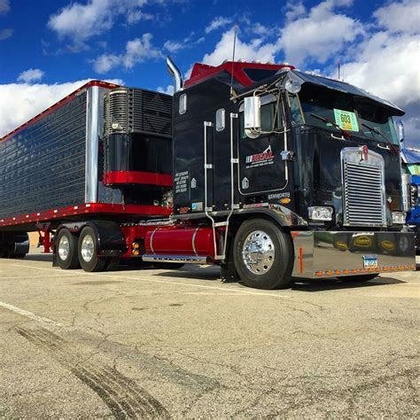 Semitrckn Coe Kenworth Custom K100 With Matchin Reefer