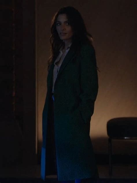 Order Sex Life S02 Sarah Shahi Green Coat Jacket Hub