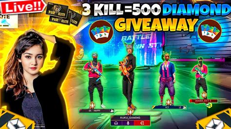 Free Fire Live Giveaway Custom Room Ff Live Reedem Code Giveaway