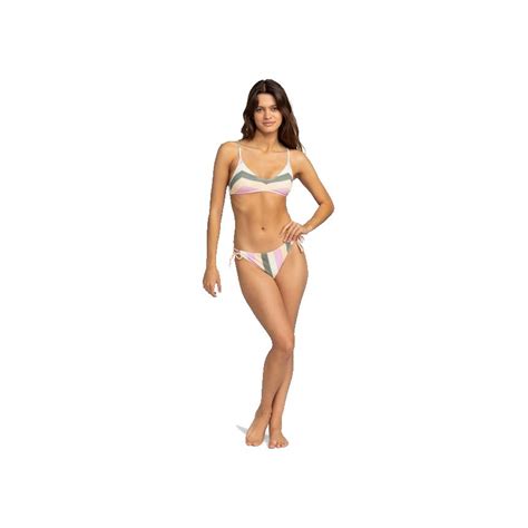 Bikini Roxy Vista Stripe Strappy Para Mujer