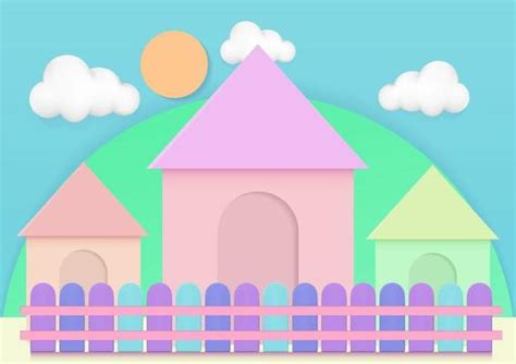 Cartoon Background House Vector Art, Icons, and Graphics for Free Download