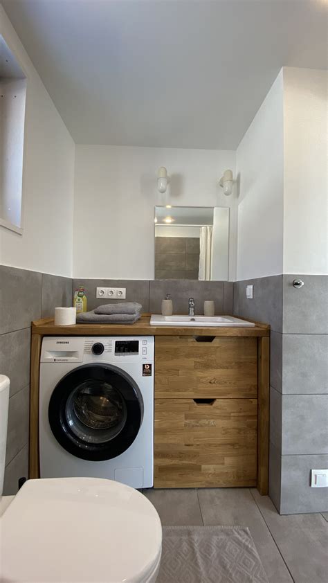 Столешница над стиральной машиной | Bathroom design small, Bathroom ...