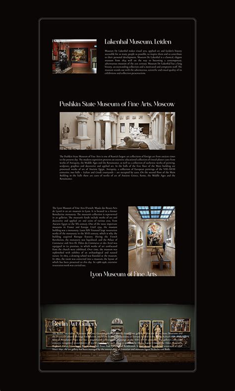 Rembrandt Harmens Van Rijn Website Design On Behance