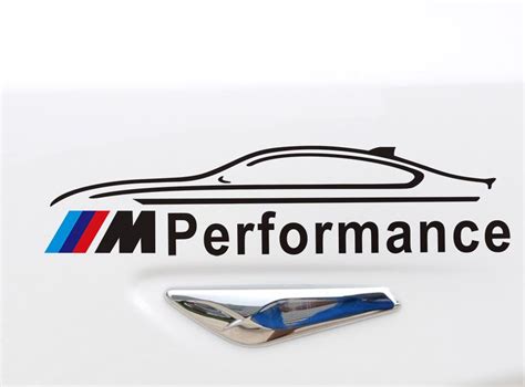 Bmw M Performance Sticker Bmw M Performance New Logo Side Logo