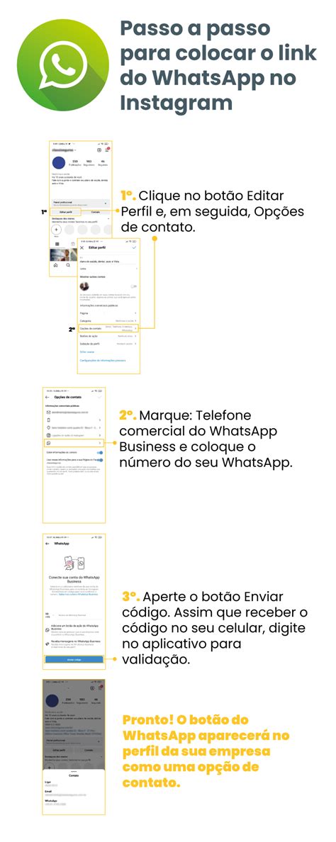 Como Colocar O Link Do Whatsapp No Instagram Sebrae