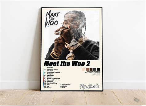 Pop Smoke Meet the Woo 2 Poster Albums Cover Poster | Etsy