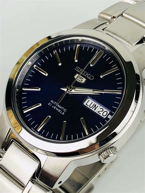 Seiko 5 Automatic Blue Dial Mens Watch SNKA05K1