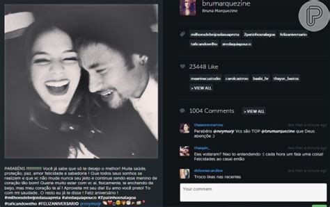 Foto Bruna Marquezine Parabeniza Neymar Com Uma Declaração De Amor Purepeople