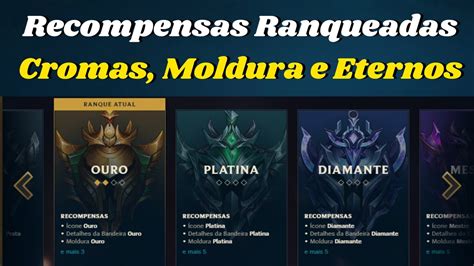 Recompensas Ranqueadas P Temporada No Lol Cromas Vitoriosos