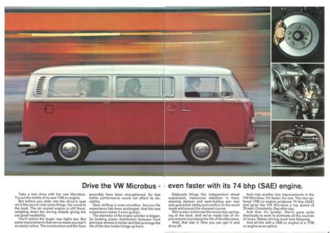 TheSamba VW Archives 1972 VW Bus Sales Brochure The VW Microbus