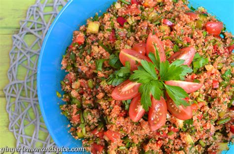 Around The World Turkey K S R Bulgur Salad Recipe Bulgur Salad