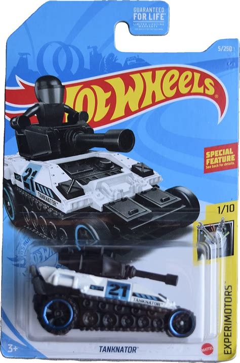 Amazon Hot Wheels Tanknator Experimotors 1 10 White Toys Games