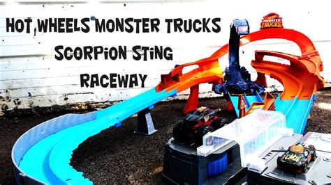 Hot Wheels Monster Trucks Scorpion Sting Raceway YouTube