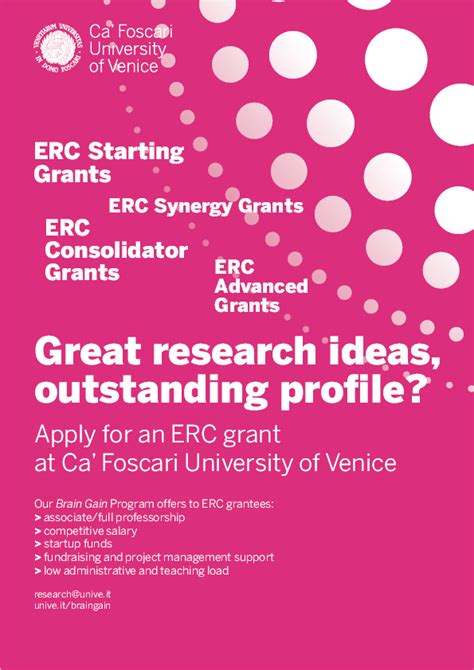 Erc Starting Grant Funded Project