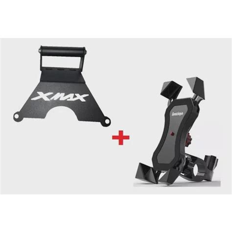 Kit Completo Base Suporte De Celular Gps Yamaha Xmax 250 Submarino