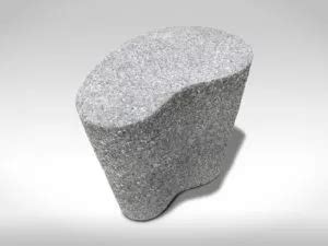 Custom Peanut Shaped Exposed Aggregate Precast Concrete Bollard Surrey