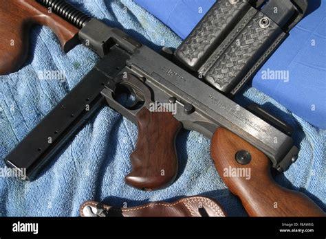 Thompson Submachine Gun Hi Res Stock Photography And Images Alamy