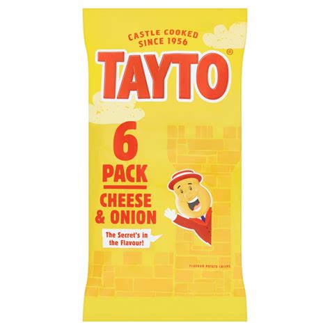 Tayto Cheese and Onion Crisps 6 Pack – Brits R U.S.