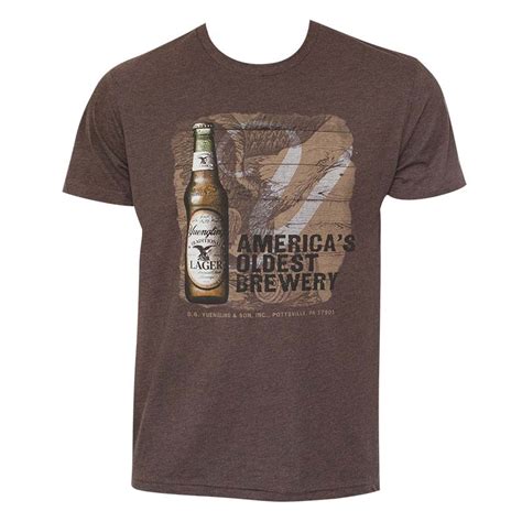 Mens Yuengling Brown Lager Bottle T Shirt