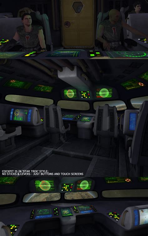 Spaceship with detailed interior 3D Models coflek-gnorg