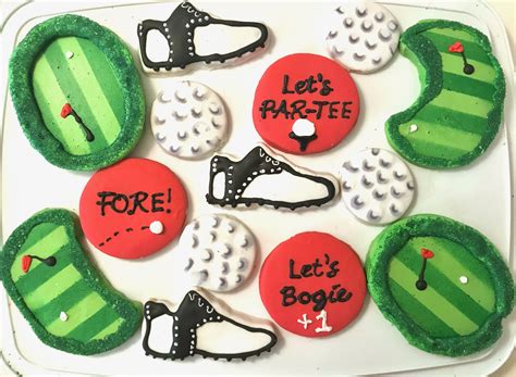 Decorated Golf Cookies The Greens Inspired By Bluebonnetbakeshoppe And