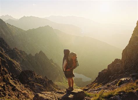 Free Images Wilderness Walking Person Hiking Morning Hill