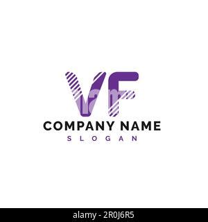 Abstract Letter Vf Geometric Line Arrow Logo Vector Stock Vector Image