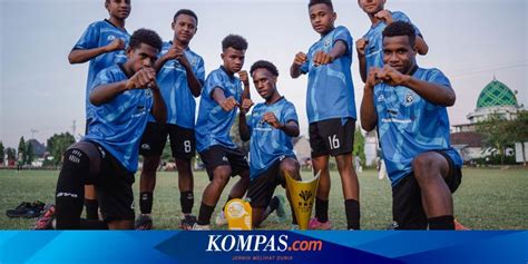 Papua Football Academy Tak Terkalahkan Di Tur Pulau Jawa Anak Ortizan