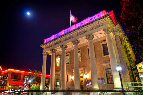 Hippodrome Gainesville at Night Old Architecture | Royal Stock Photo