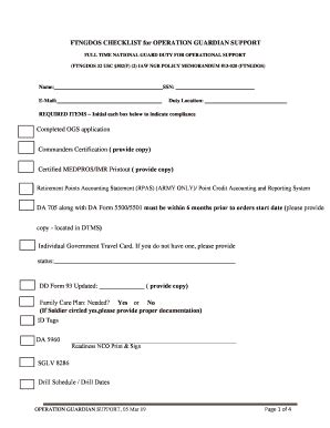 Fillable Online OGS Army Application Fax Email Print PdfFiller