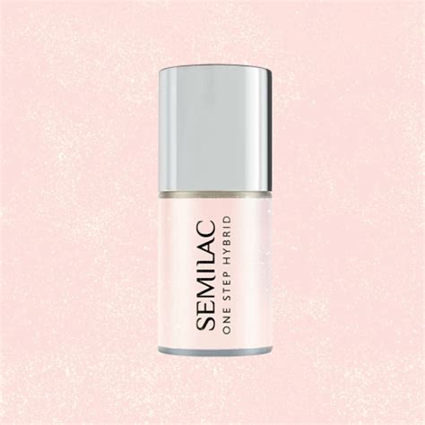 S Semilac One Step Hybrid In Naked Glitter Rose Ml Nasze Paznokcie