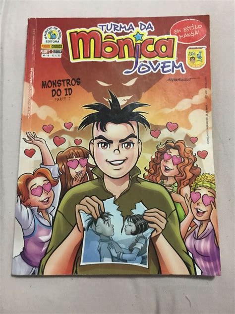 Gibi Turma da Mônica Jovem 16 Monstros do Id Parte 2 Livro Panini