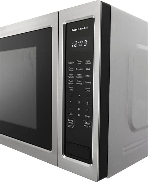 Best Buy Kitchenaid 2 2 Cu Ft Microwave With Sensor Cooking Stainless Steel Kmcs3022gss