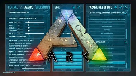 ARK Nouveaux réglages Commandes et Codes de triche YouTube